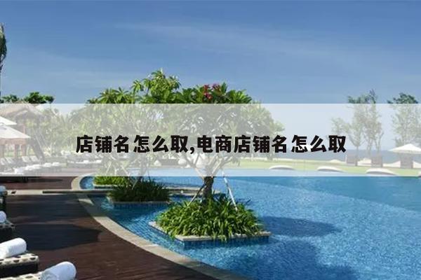 店铺名怎么取,电商店铺名怎么取
