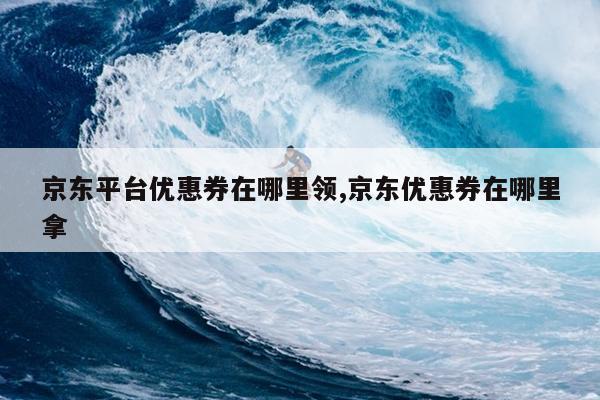 京东平台优惠券在哪里领,京东优惠券在哪里拿