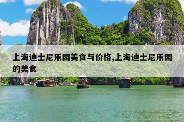 上海迪士尼乐园美食与价格,上海迪士尼乐园的美食